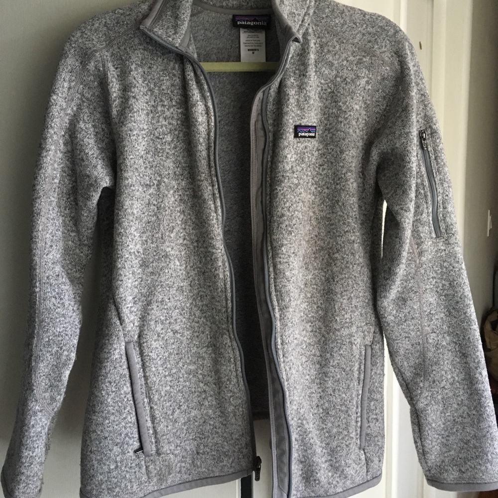 patagonia full zip fleece jacket